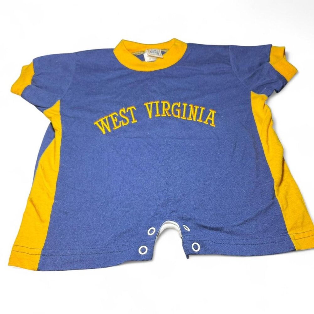 ✨Vintage/Y2K Navy Gold Little King Romper ✨